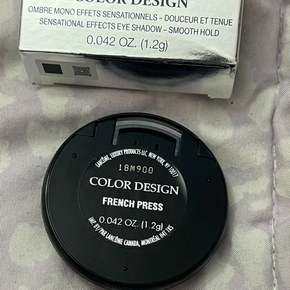 New Lancôme Color Design Eyeshadow in French Press Discontinued HTF